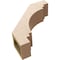 Ekena Millwork 5-inch W x 16-inch D x 16-inch H Pescadero Rough Cedar Woodgrain TimberThane Knee Brace, Primed BRCUR05X16X16PECRCPR - alternate 3